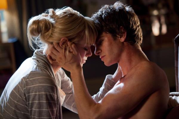Emma Stone, Andrew Garfield in "The Amazing Spider-Man"